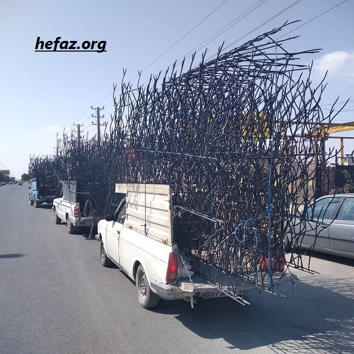حفاظ نرده ای بالای دیوار