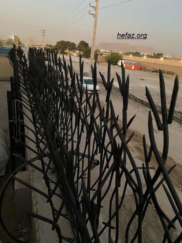 حفاظ شاخ گوزنی غیر قابل عبور دیوار حیاط