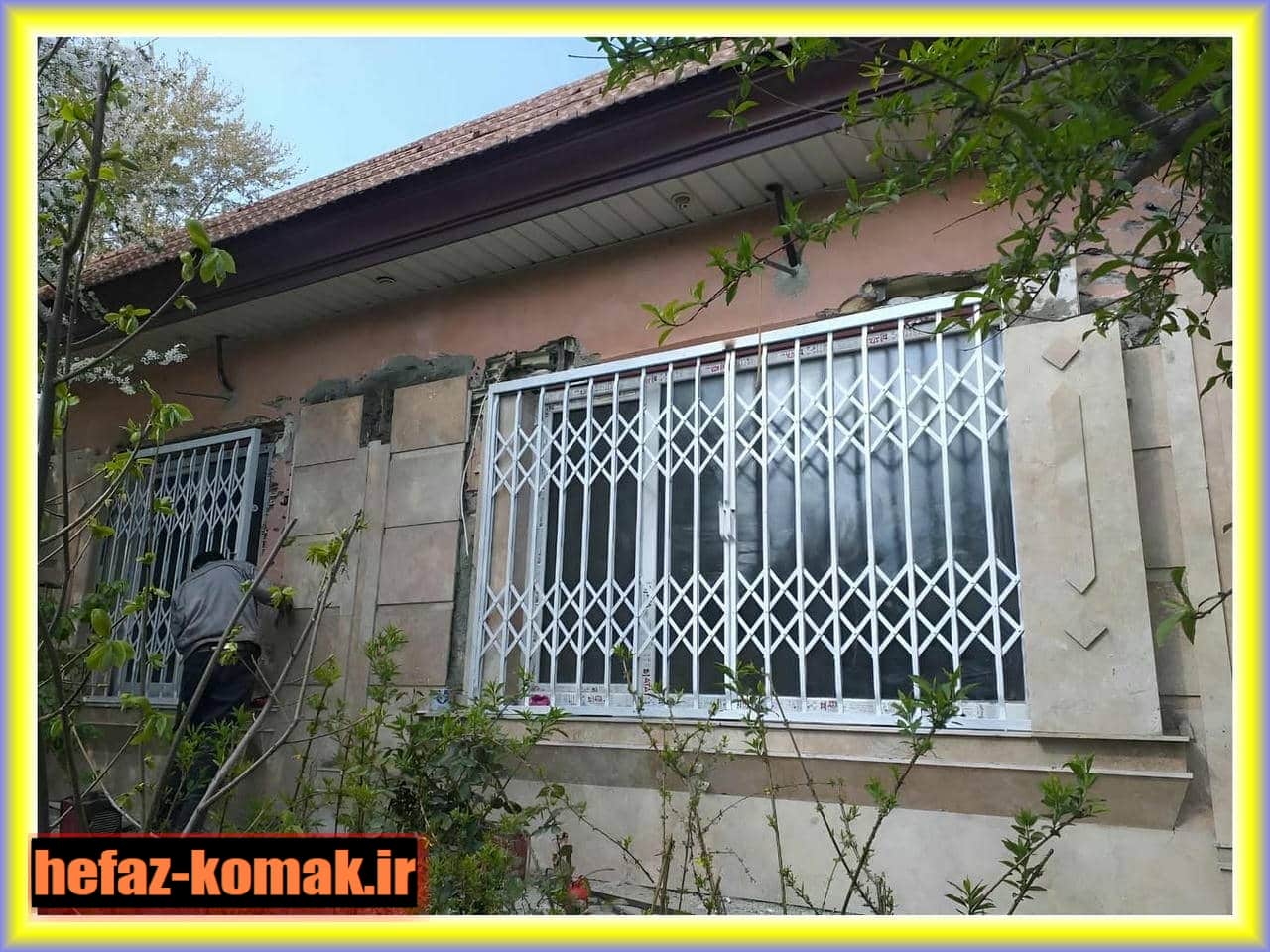 حفاظ آکاردئونی و نردههای امنیتی