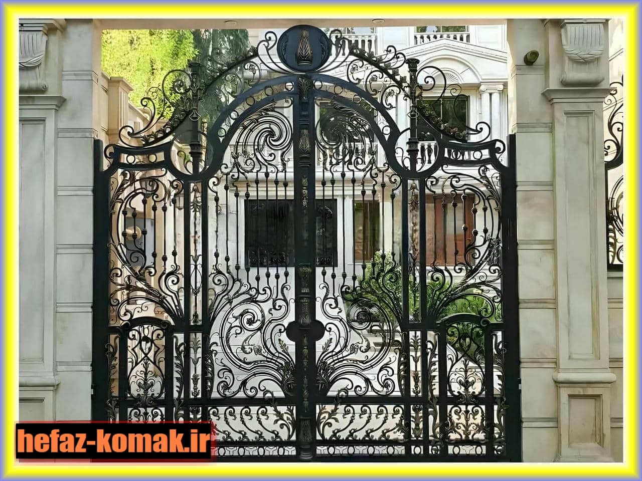 درب حیاط ویلایی مدرن و شیک