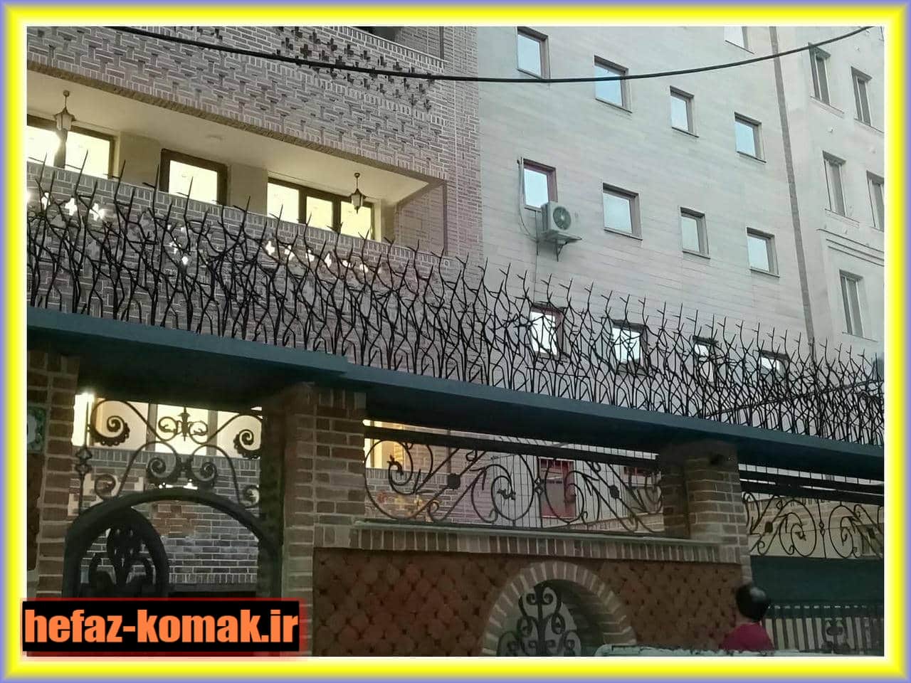 کاربرد های حفاظ دیواری مدل بوته ای