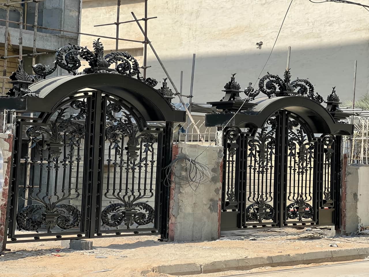 درب ویلایی حیاط