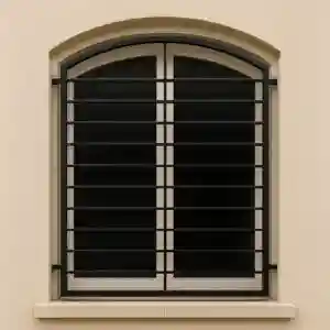 حفاظ پنجره مدل ساده قوس دار