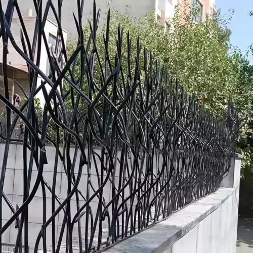 ساخت حفاظ شاخ گوزنی روی دیوار آپارتمانی و ویلا