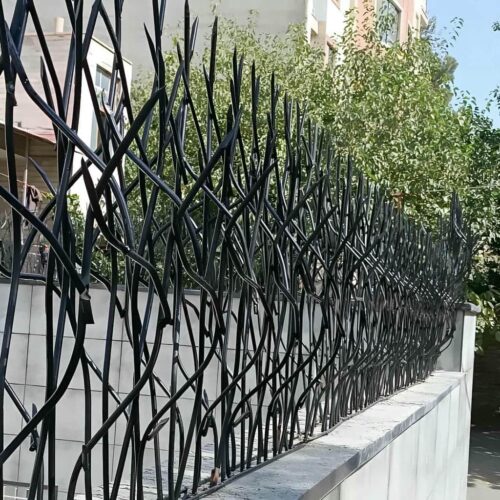 ساخت حفاظ شاخ گوزنی روی دیوار آپارتمانی و ویلا
