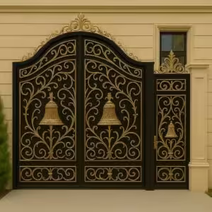 درب مدل زنگوله فرفورژه کلاسیک