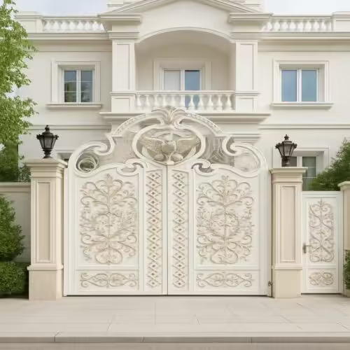 درب مدل میخک فرفورژه لوکس