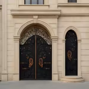 درب مدل پروانه فرفورژه زیبا