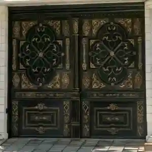 درب حیاط آهنی جدید و ارزان