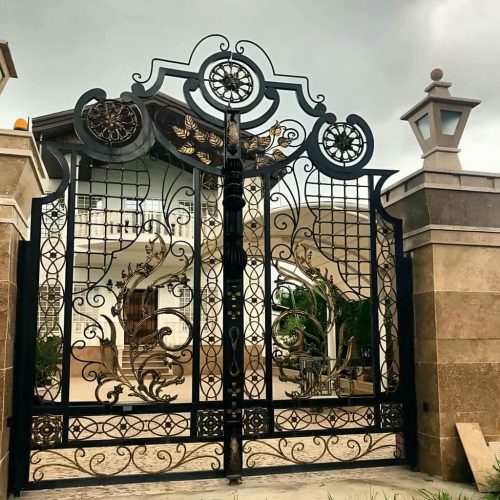 درب حیاط فوق العاده شیک و زیبا لاکچری