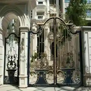 ساخت درب حیاط ورودی ویلایی شیک