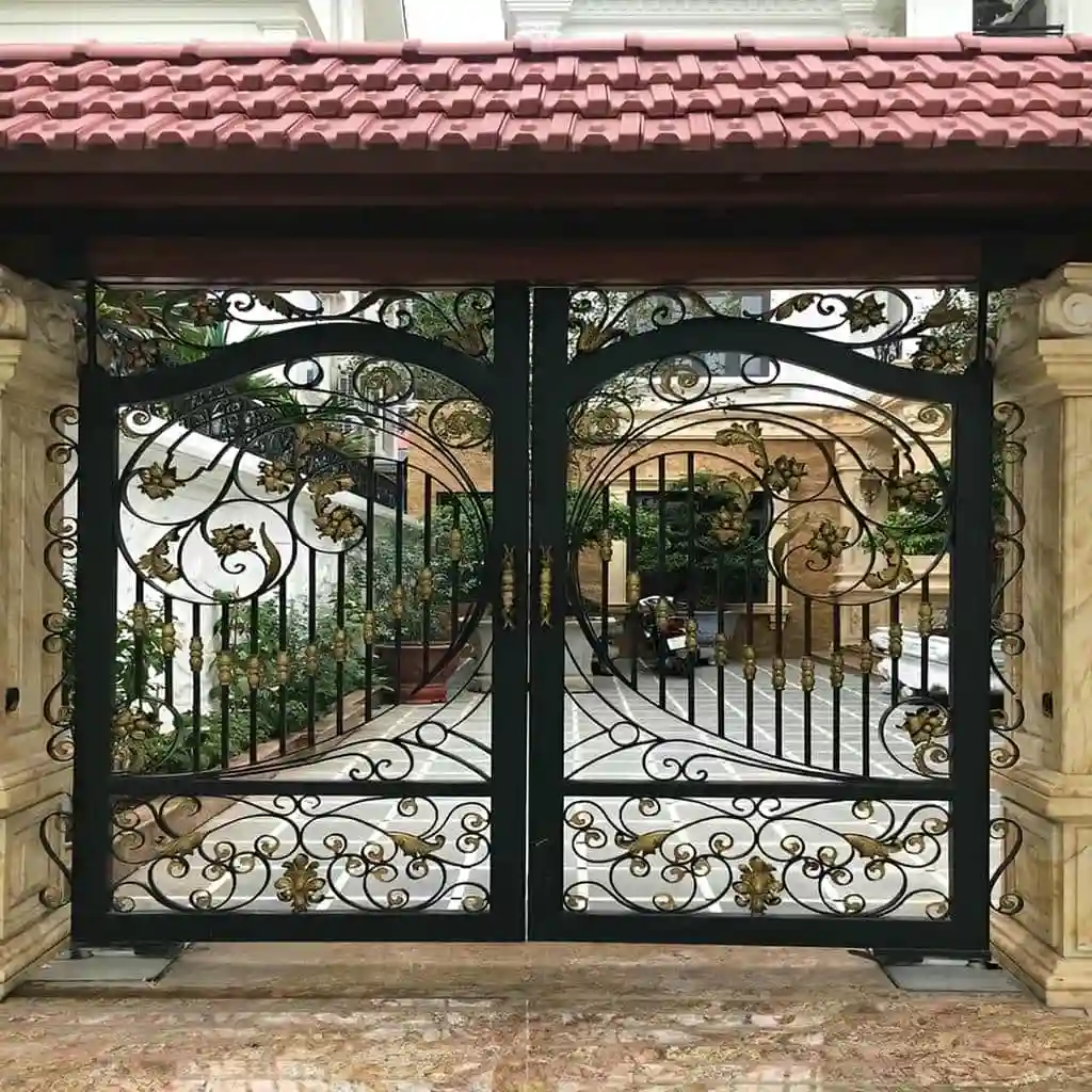 نصب درب پارکینگ فرفورژه