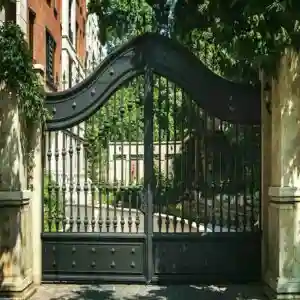 خرید درب پارکینگ فرفورژه لوکس و مقاوم