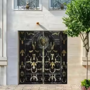 خرید درب حیاط آهنی زیبا و مقاوم