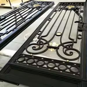 خرید درب فرفورژه فلزی لوکس و مقاوم