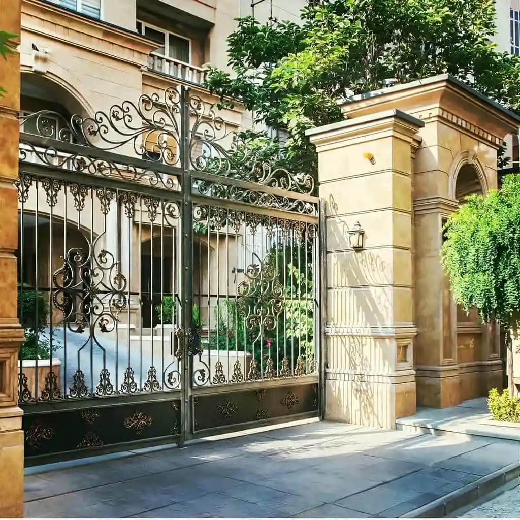 درب باغی ویلایی لاکچری فلزی