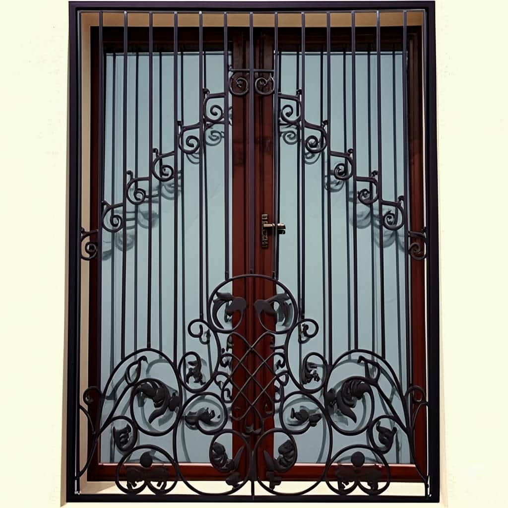 حفاظ پنجره طرح پیچک