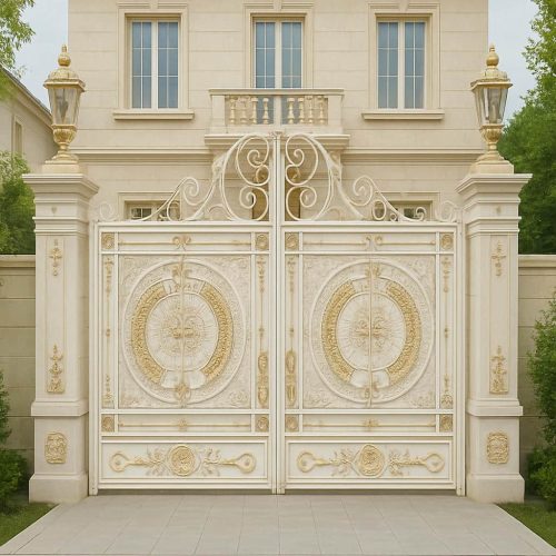 درب مدل ارکیده فرفورژه کلاسیک