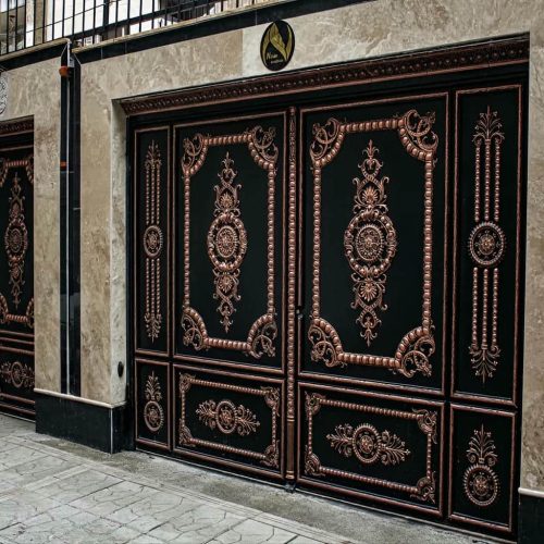 درب مدل صدفی فرفورژه لوکس