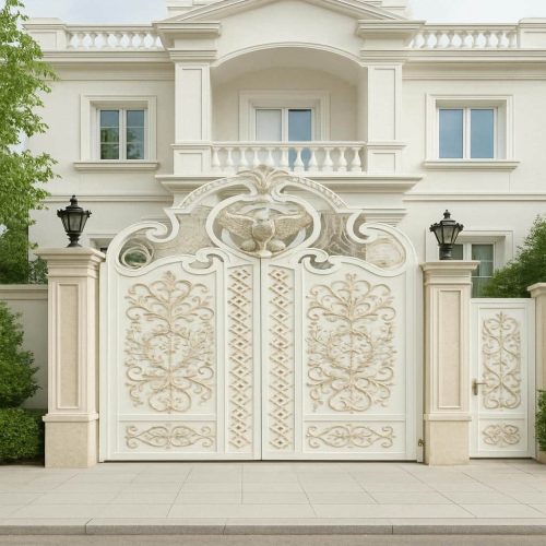درب مدل میخک فرفورژه لوکس