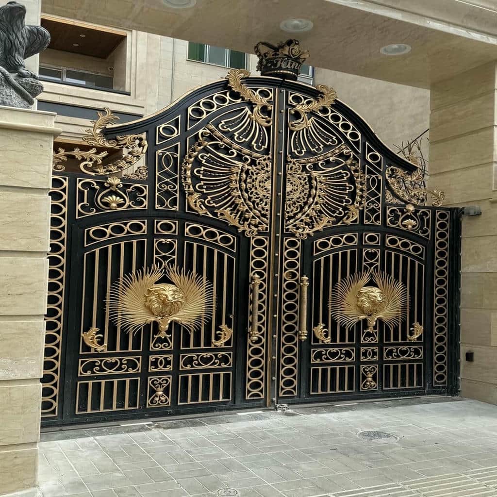 نصب درب ویلایی فرفورژه