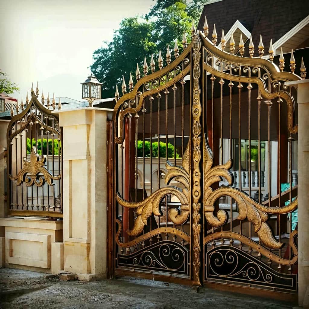 خرید درب حیاط فرفورژه در بومهن