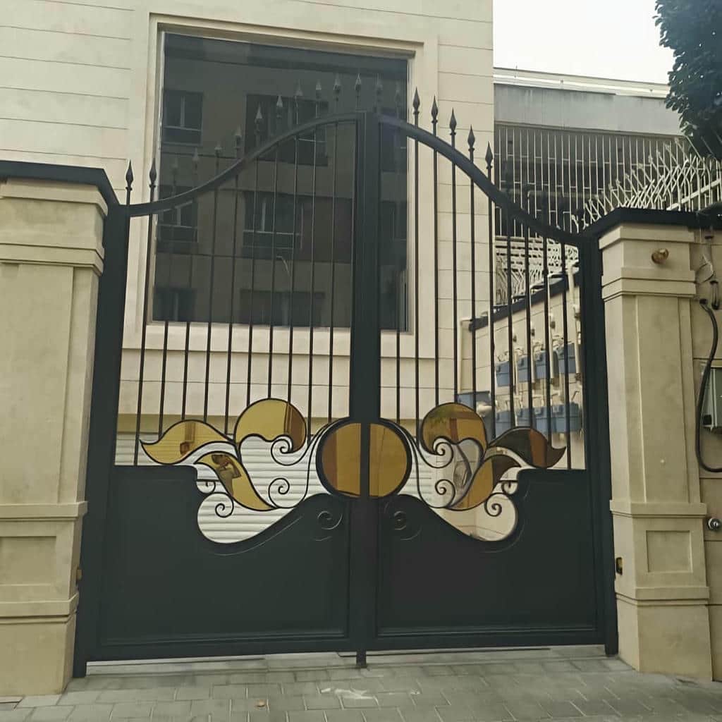 قیمت درب حیاط پوشش ضدزنگ در اندیشه