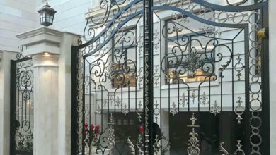 درب حیاط در پرند