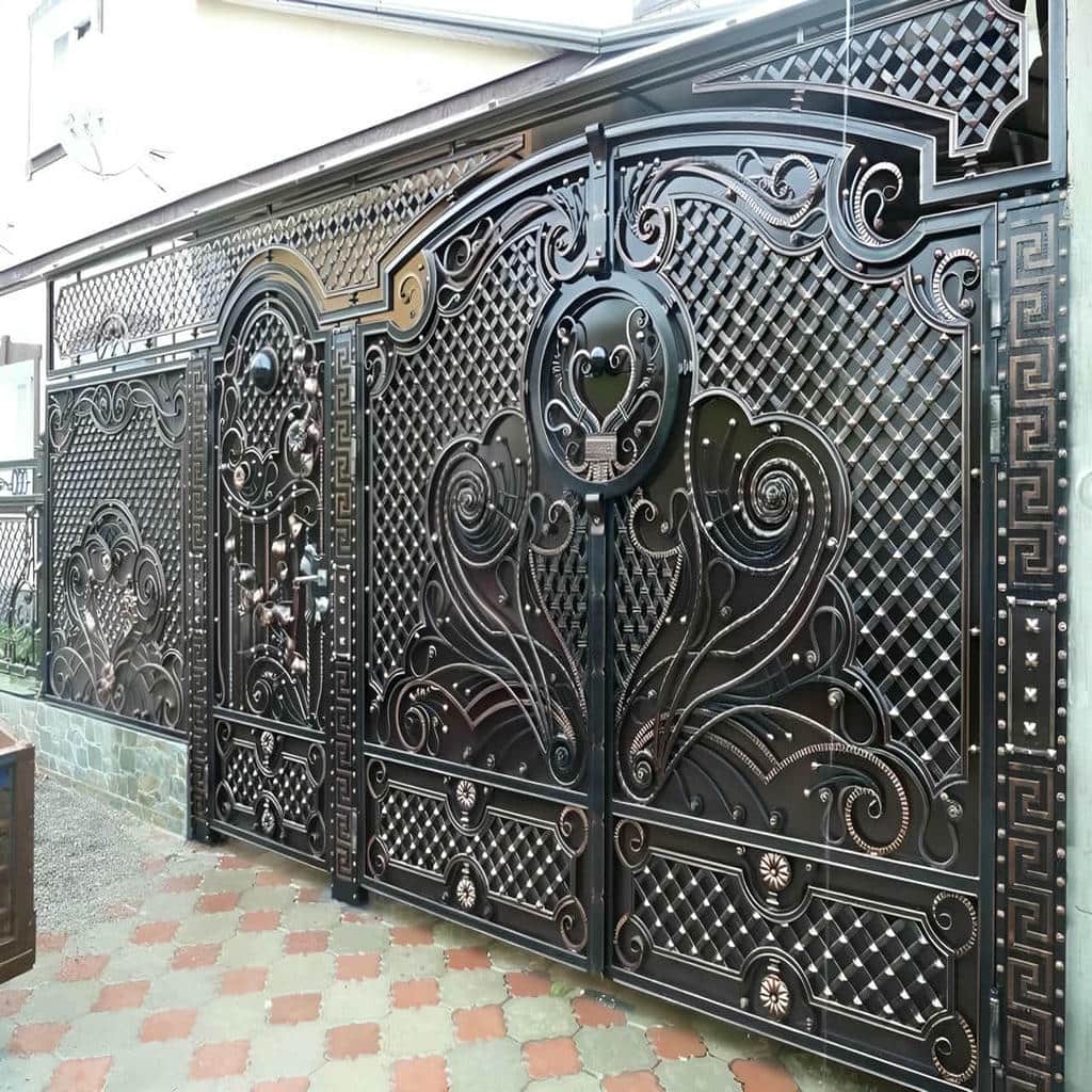 کارخانه درب حیاط پروفیل سنگین در قائمشهر