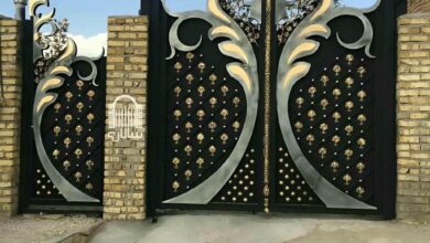 درب حیاط در قشم