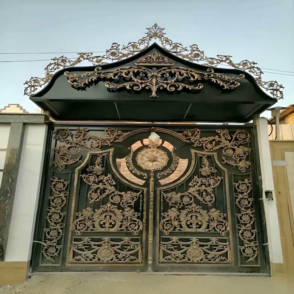 قیمت درب حیاط پوشش ضدزنگ در بجنورد