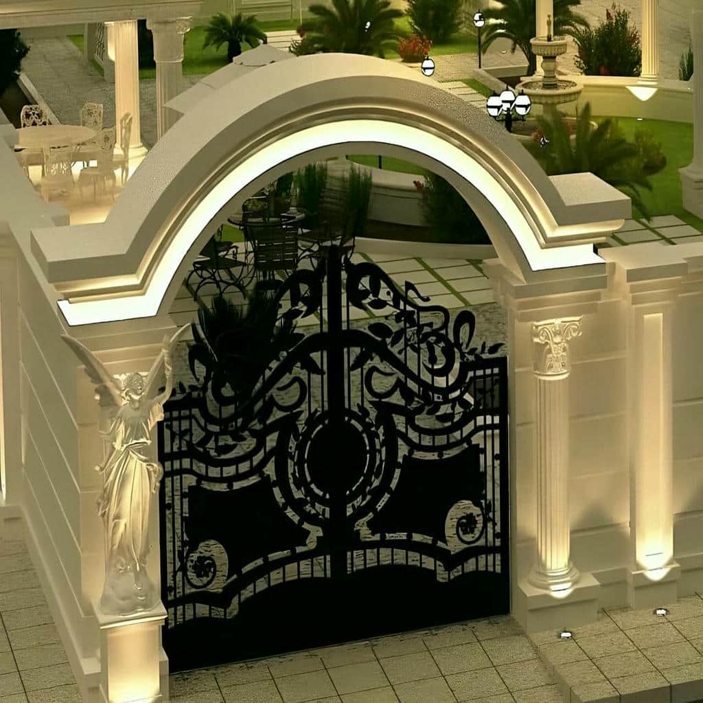 ارزیابی درب حیاط سقز