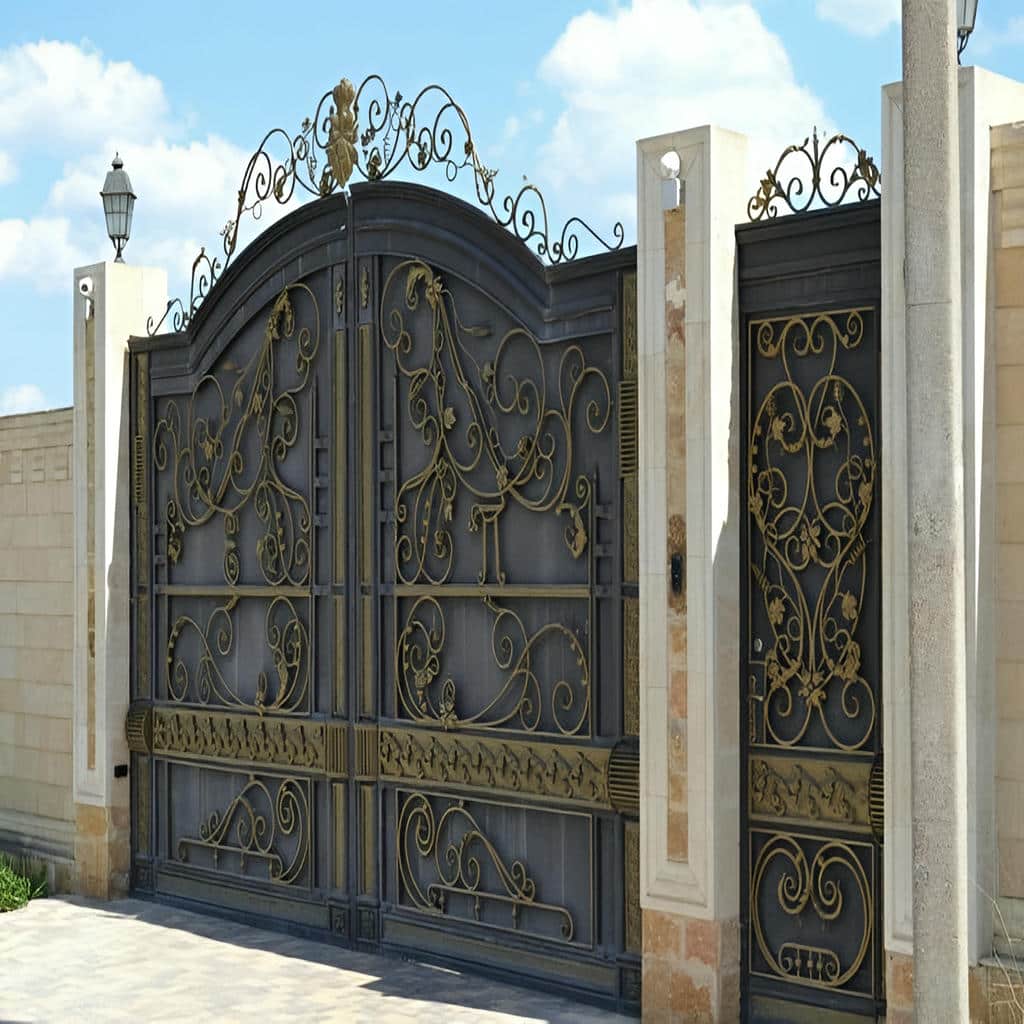 مقایسه درب حیاط در بندر دیلم