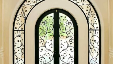درب حیاط در مهرشهر کرج