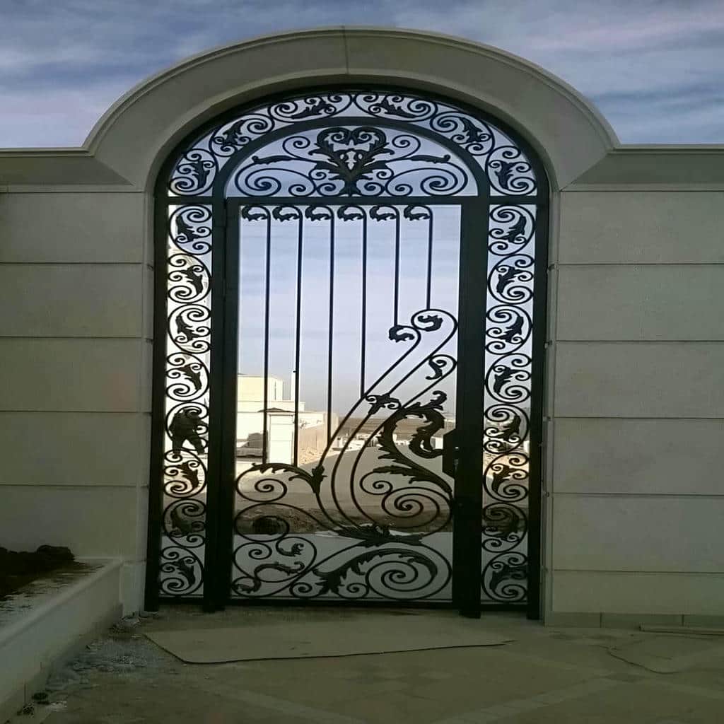 خرید درب حیاط ساده در دماوند