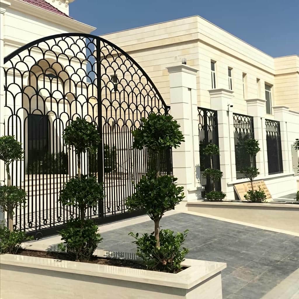 خرید درب حیاط فرفورژه کلاسیک در بابل