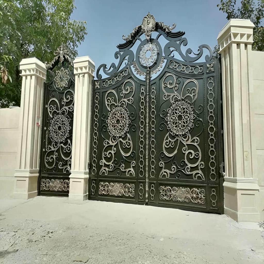 قیمت درب حیاط پوشش ضدزنگ در شهریار