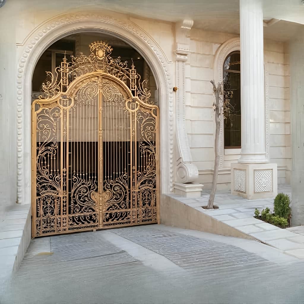 نصب درب حیاط یراق استاندارد در ملارد