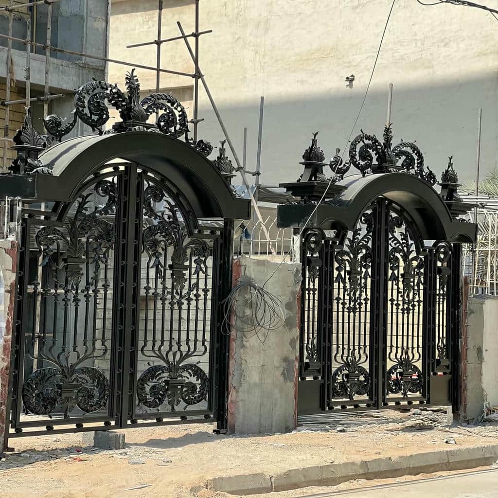 فروش درب حیاط ابعاد سفارشی در رفسنجان