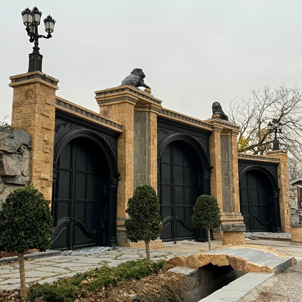 نصب درب حیاط پروفیل سنگین در هشتگرد