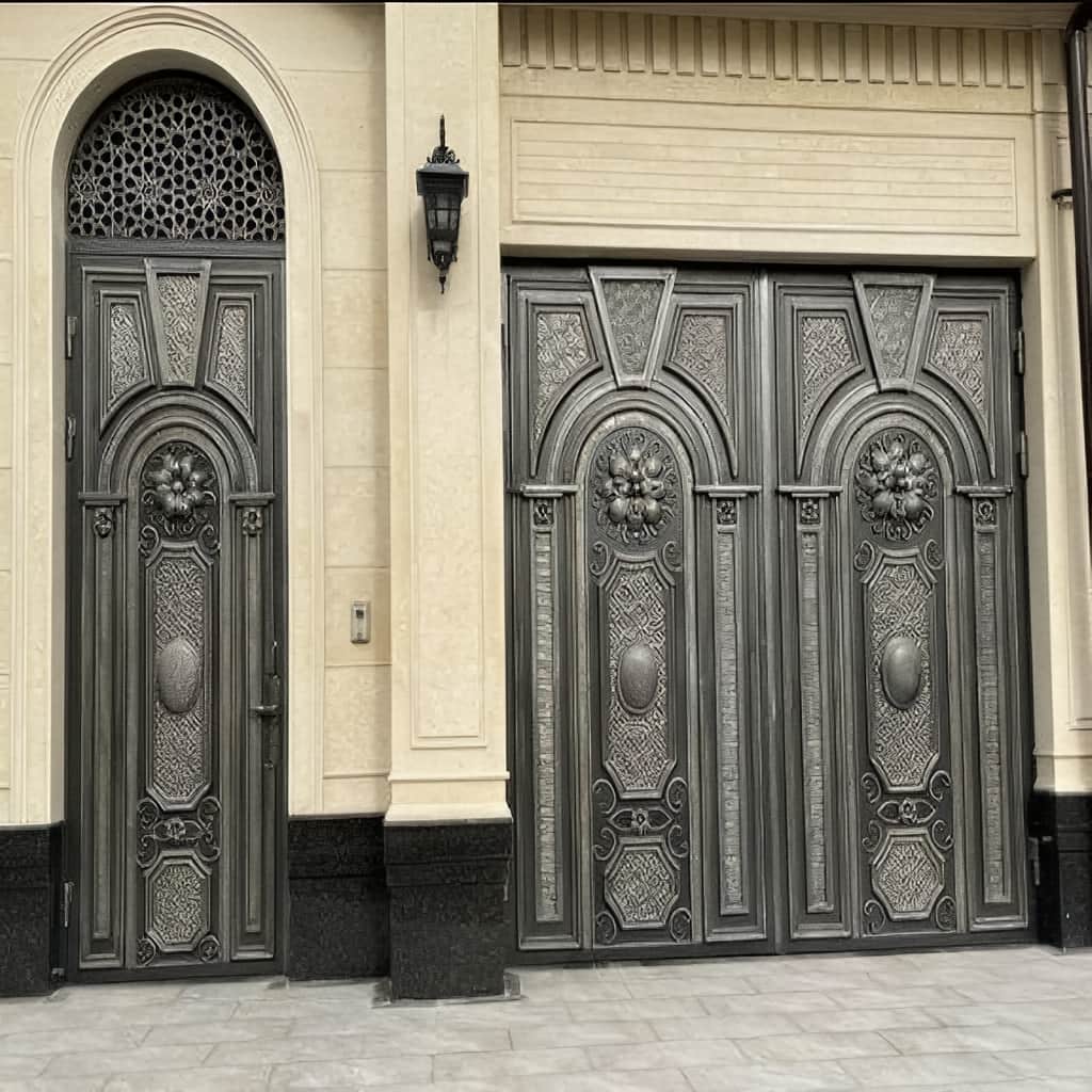 ارزیابی درب حیاط ساوه