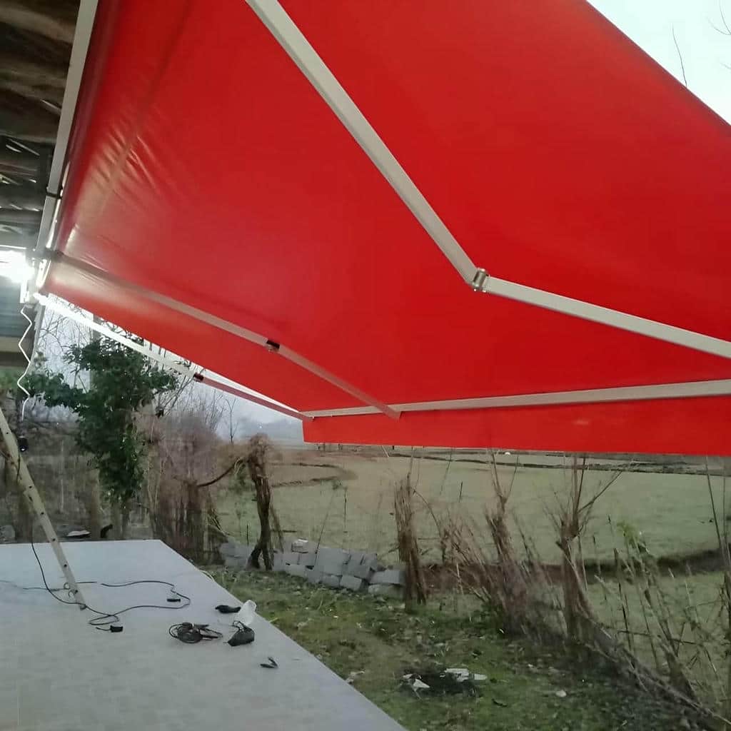 خرید سایبان برقی پوشش مقاوم در فشم