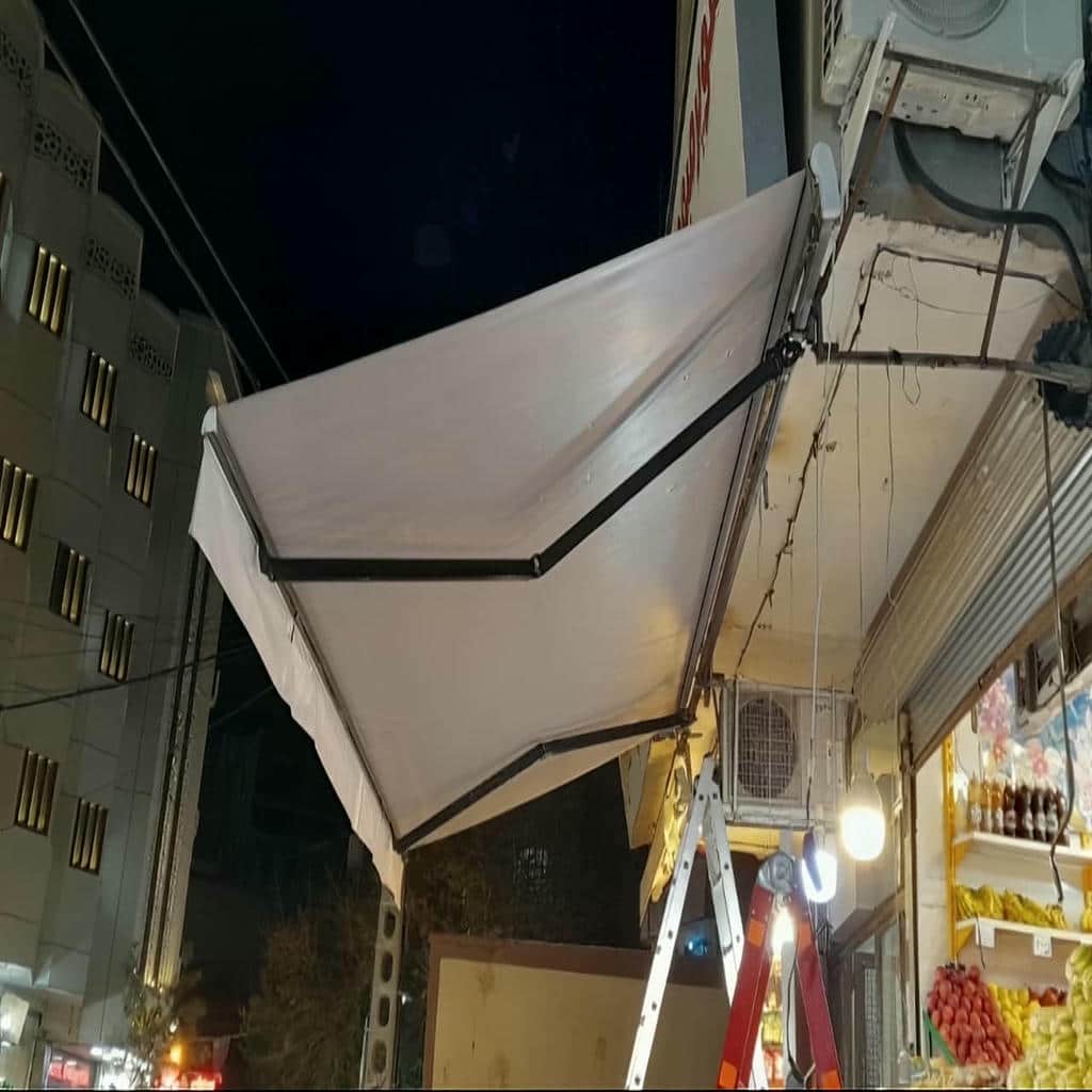 سایبان برقی در فیروزکوه