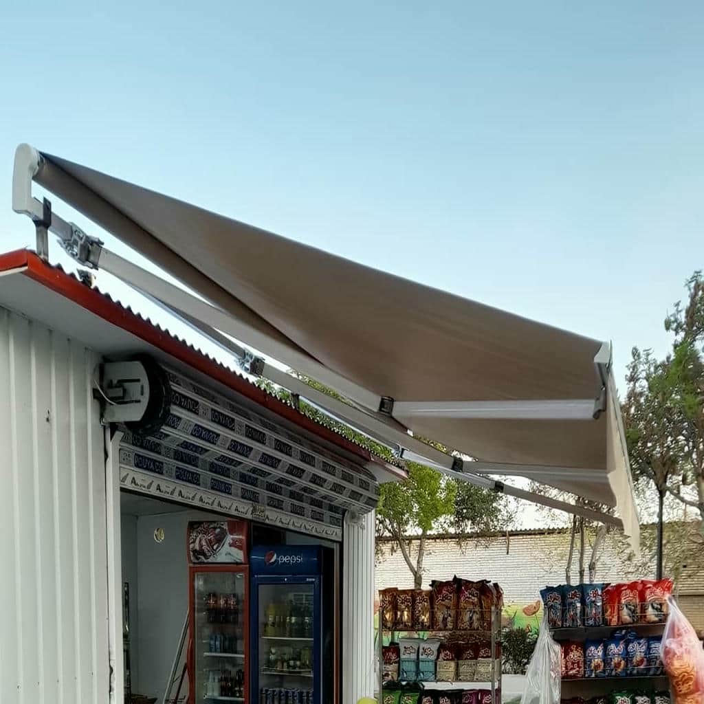 سایبان برقی در بندر لنگه