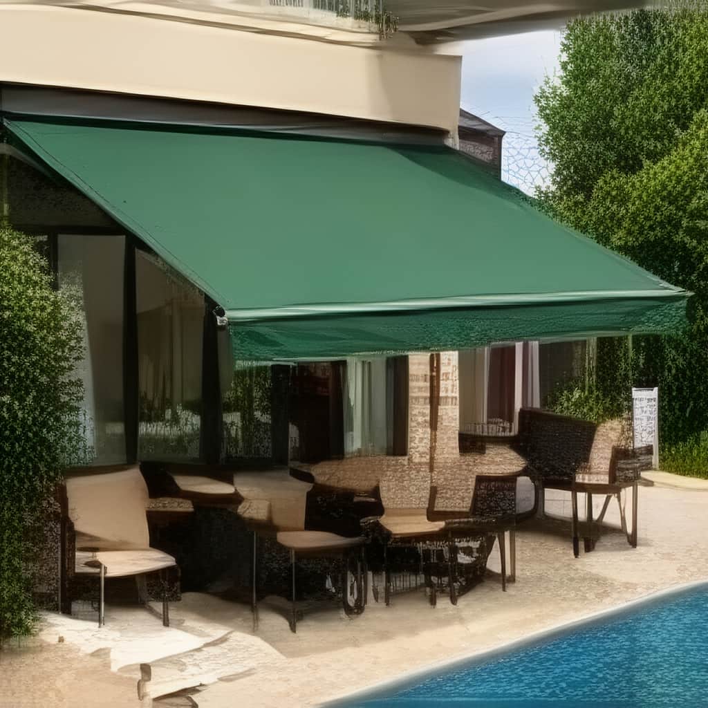 سایبان برقی در بندر بوشهر