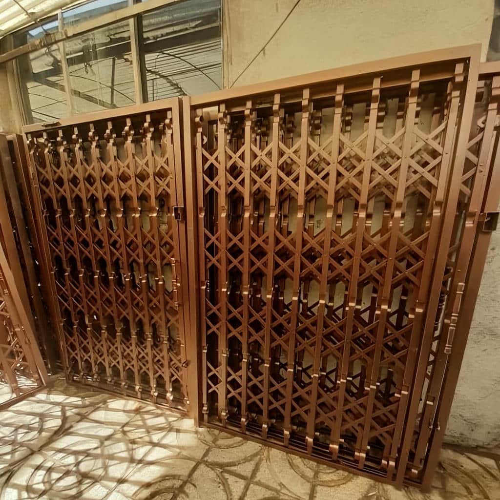 جزئیات درب آکاردئونی فلزی در نوشهر