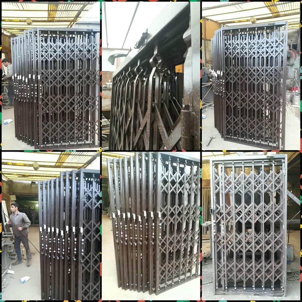 درب آکاردئونی فلزی در نوشهر