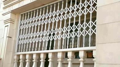 درب آکاردئونی در قزوین