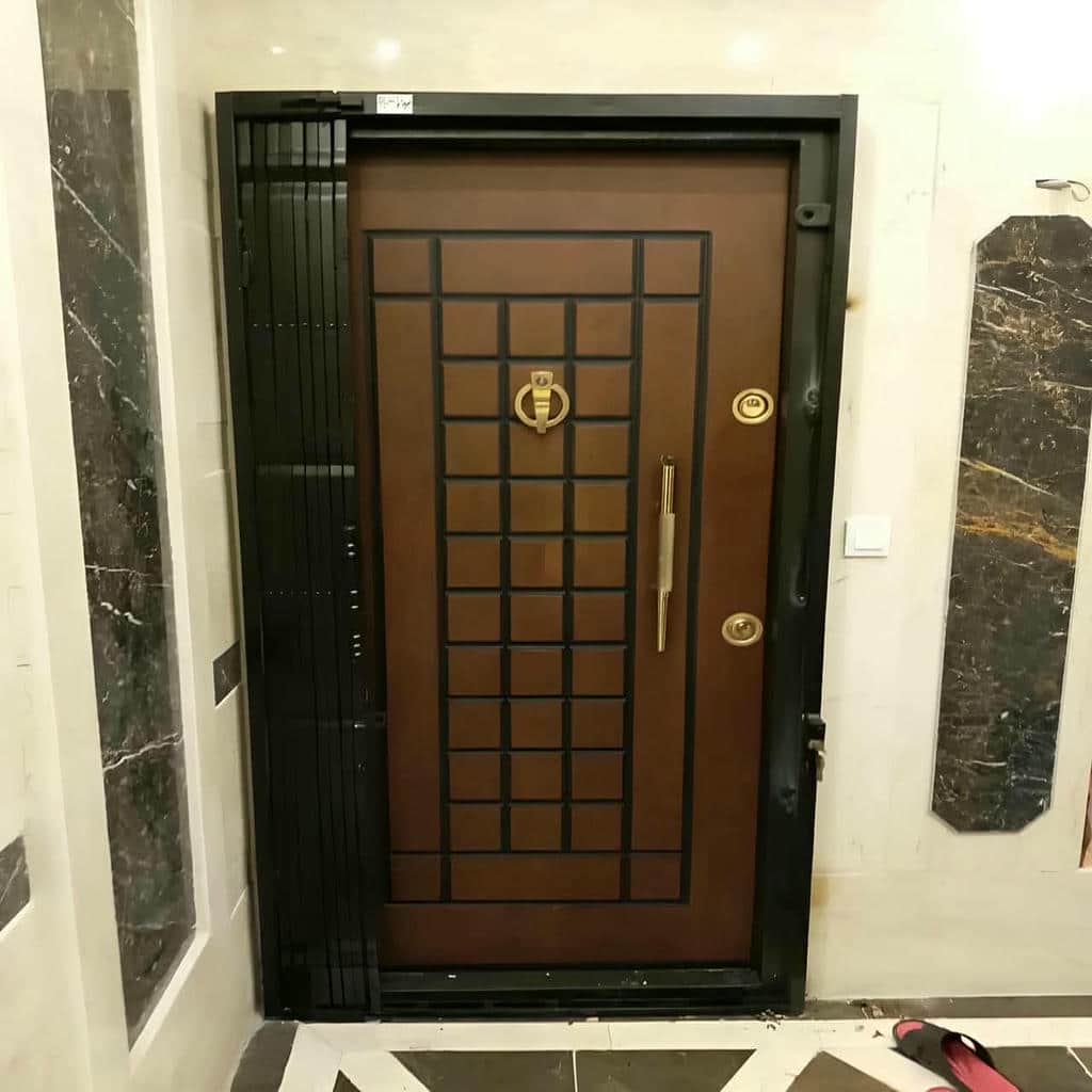 درب آکاردئونی فلزی در استان گیلان
