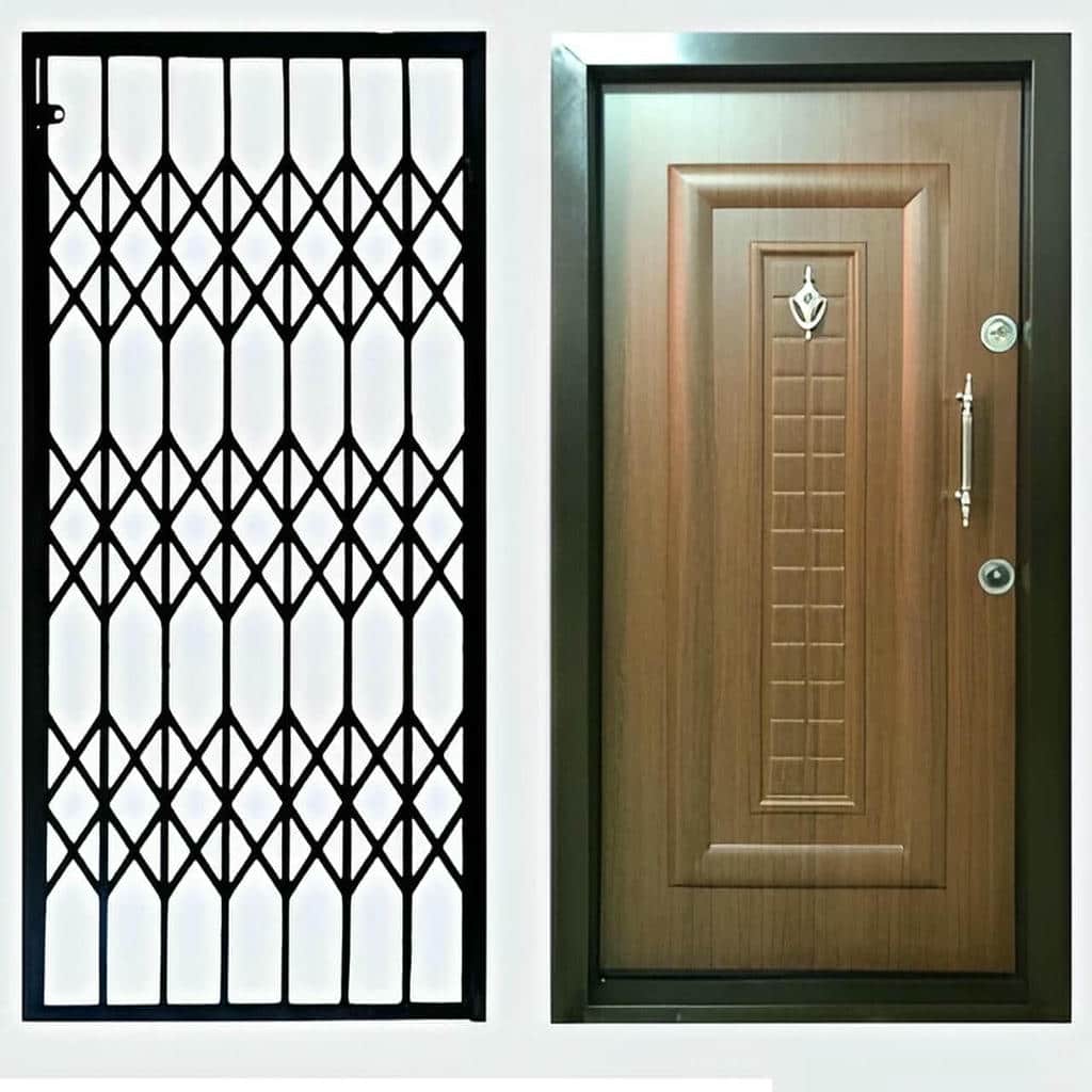 خرید درب آکاردئونی چهار گل در پرند